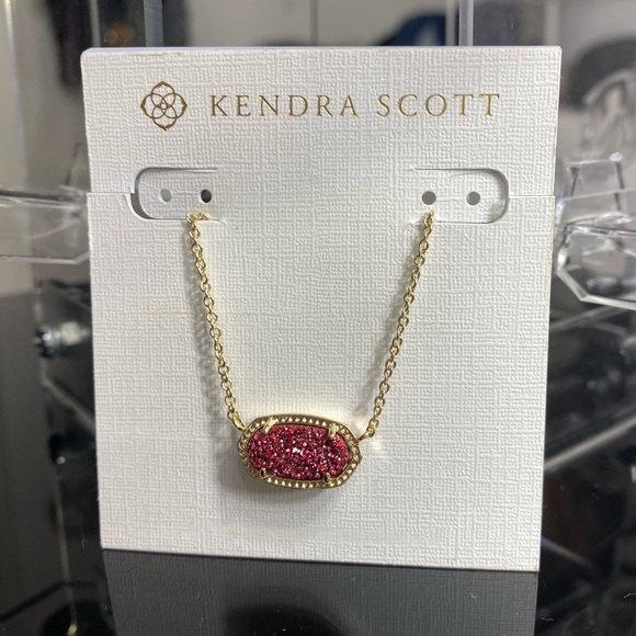 NEW Kendra Scott Elisa Necklace in Raspberry - Picture 7 of 8